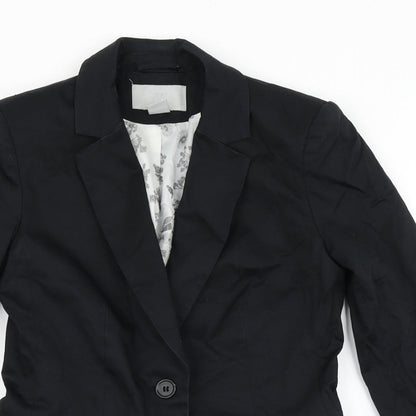 H&M Womens Black   Jacket Blazer Size 34