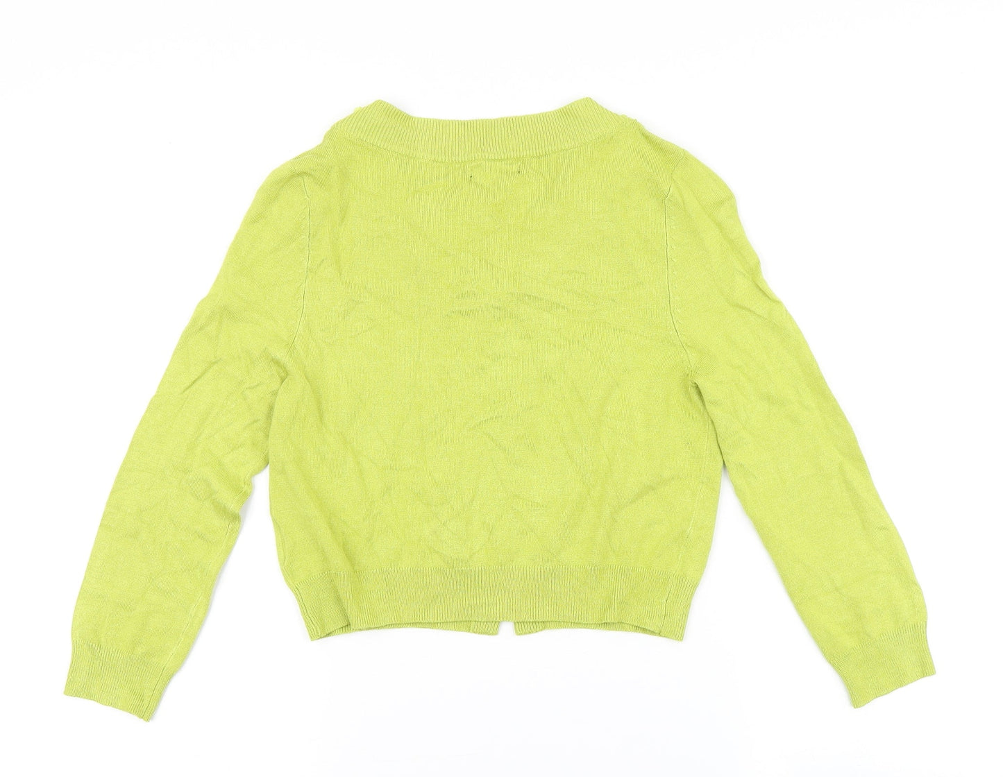 Womens UK Size 8 Matalan Green Cardigan Jumper