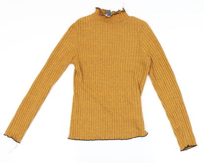 Primark Womens Yellow   Pullover Jumper Size XS