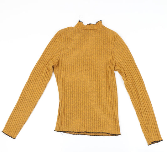 Primark Womens Yellow   Pullover Jumper Size XS