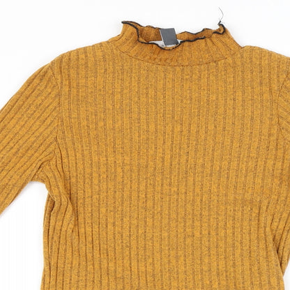 Primark Womens Yellow   Pullover Jumper Size XS