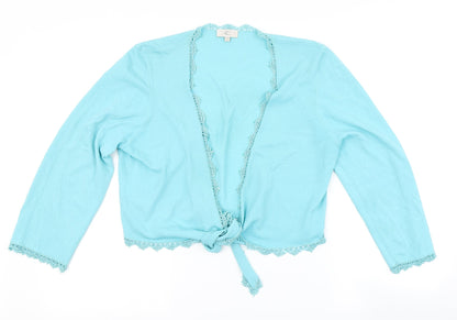 Womens UK Size L CC Blue Cardigan Jumper