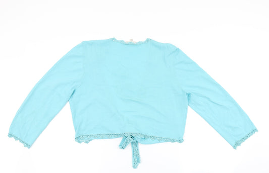 CC Womens Blue   Cardigan Jumper Size L