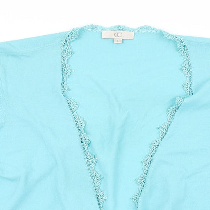 Womens UK Size L CC Blue Cardigan Jumper