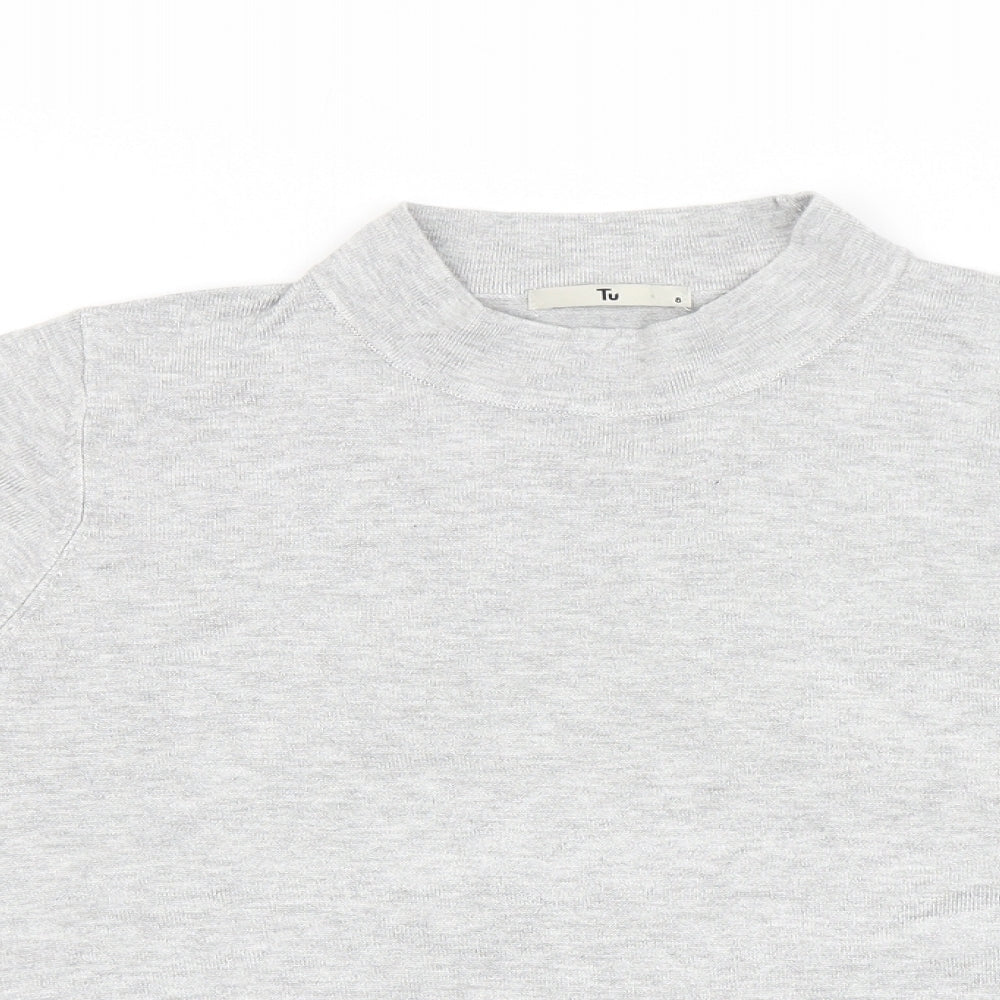 TU Womens Grey   Pullover Jumper Size 8