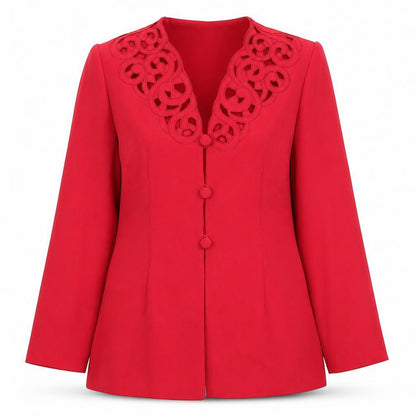 Womens UK Size 12 Gina Red Jacket