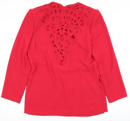 Womens UK Size 12 Gina Red Jacket