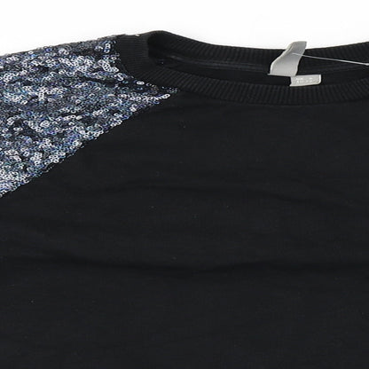 Womens UK Size 6 ASOS Black Pullover Jumper