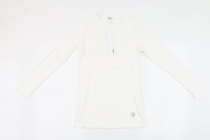 luise Womens White   Pullover Jumper Size 2