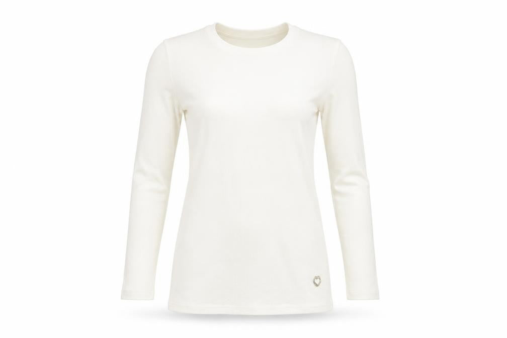 luise Womens White   Pullover Jumper Size 2