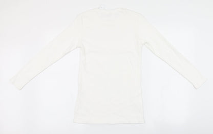 luise Womens White   Pullover Jumper Size 2