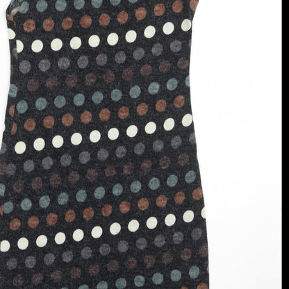 Rage Womens Black Polka Dot  Jumper Dress  Size 8