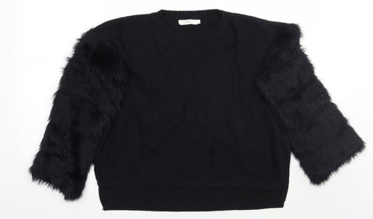 F&P Womens Black   Pullover Jumper Size L