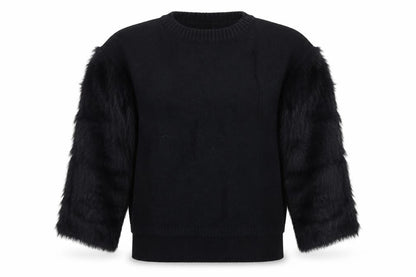 F&P Womens Black   Pullover Jumper Size L