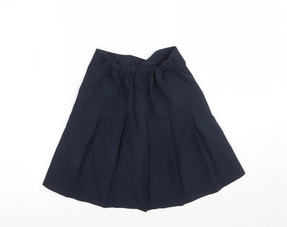 Marks and Spencer Girls Blue   A-Line Skirt Size 8-9 Years