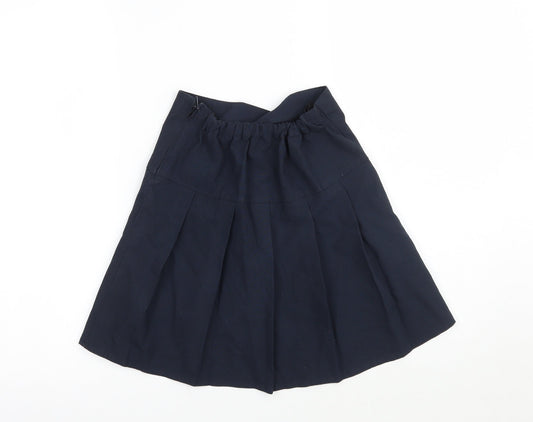 Marks and Spencer Girls Blue   A-Line Skirt Size 8-9 Years