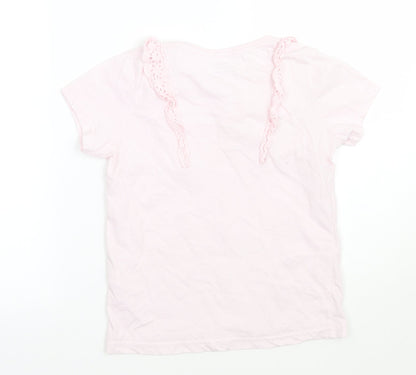 Primark Girls Pink   Basic T-Shirt Size 10-11 Years