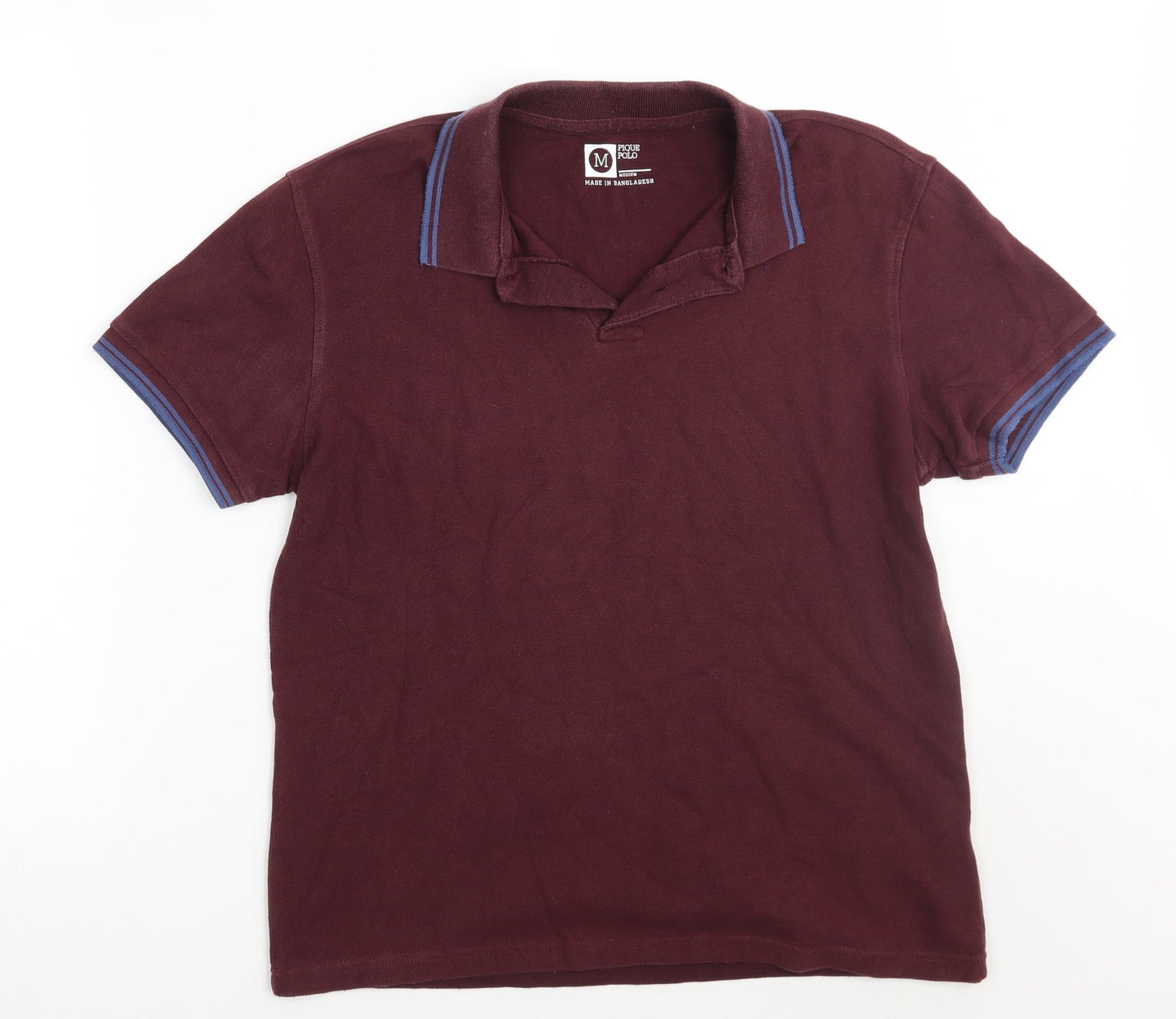 Cedar Wood State Mens Purple    Polo Size M