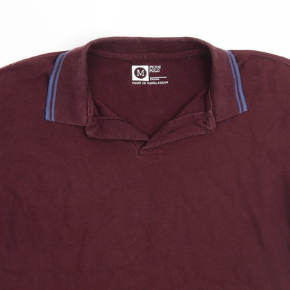 Cedar Wood State Mens Purple    Polo Size M