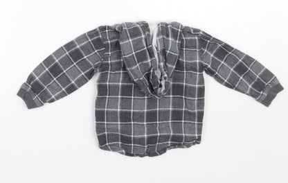 George Baby Grey   Basic Button-Up Size 6-9 Months