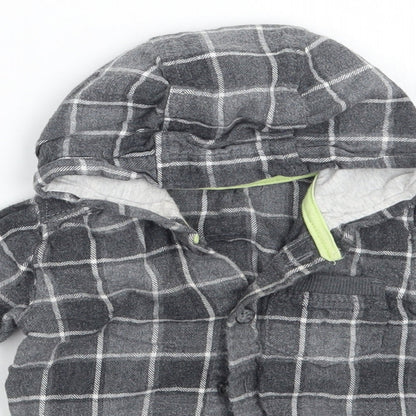 George Baby Grey   Basic Button-Up Size 6-9 Months