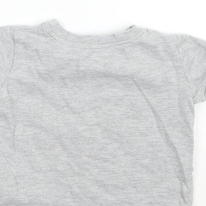 Primark Boys Grey   Basic T-Shirt Size 9-12 Months