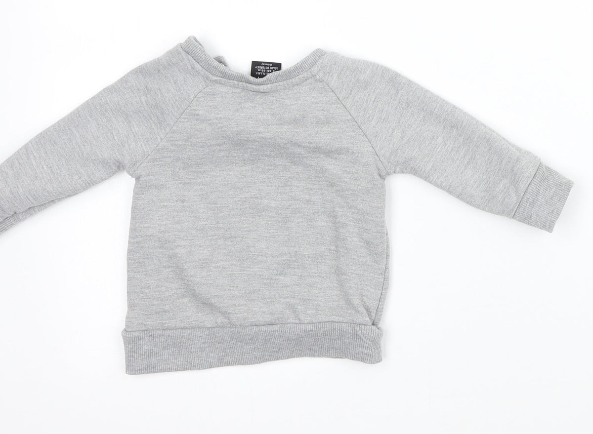 Primark Baby Grey   Pullover Jumper Size 3-6 Months