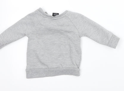 Primark Baby Grey   Pullover Jumper Size 3-6 Months