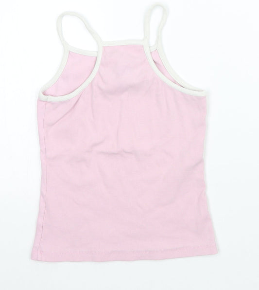 Marks and Spencer Girls Pink   Basic Tank Size 6-7 Years