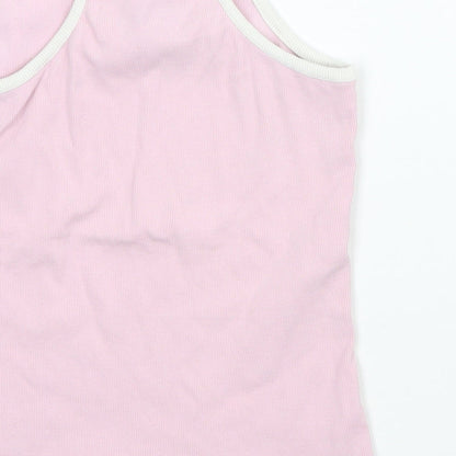 Marks and Spencer Girls Pink   Basic Tank Size 6-7 Years