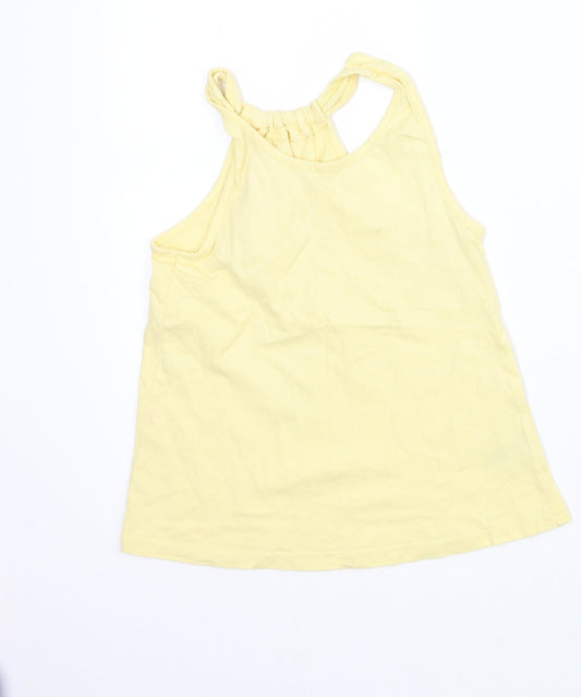 Nutmeg Girls Yellow   Basic Tank Size 6-7 Years