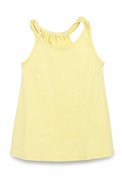 Nutmeg Girls Yellow   Basic Tank Size 6-7 Years