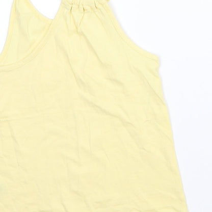 Nutmeg Girls Yellow   Basic Tank Size 6-7 Years