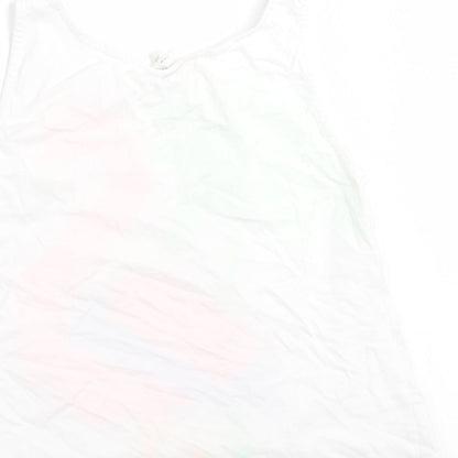 Zara Girls White   Basic Tank Size 12 Years