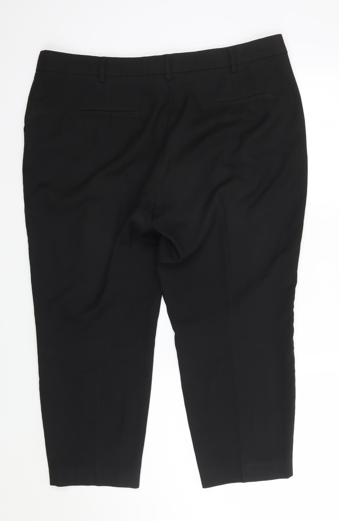 Womens UK Size 16 NEXT Regular Fit  Black Trousers