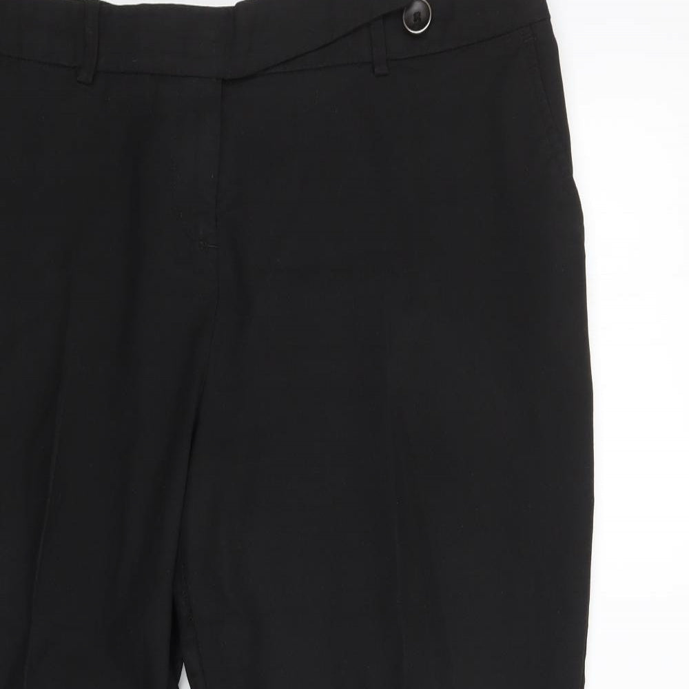 Womens UK Size 16 NEXT Regular Fit  Black Trousers