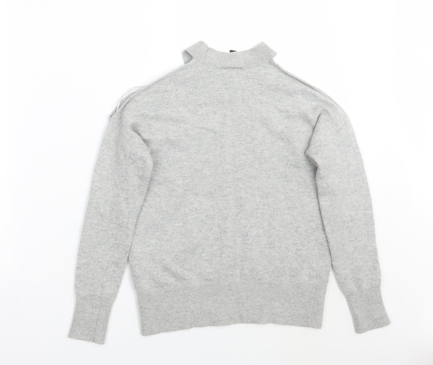 Womens UK Size 8 Topshop Grey Pullover Jumper
