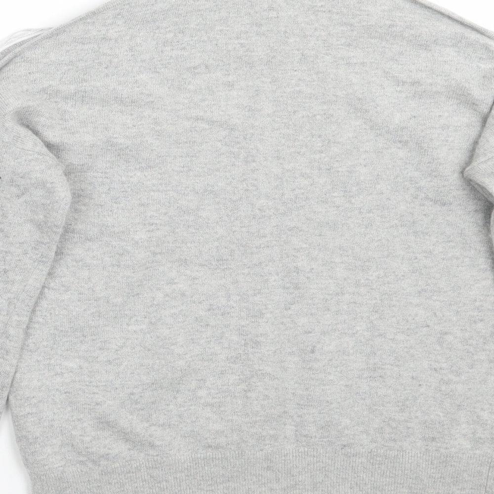 Womens UK Size 8 Topshop Grey Pullover Jumper
