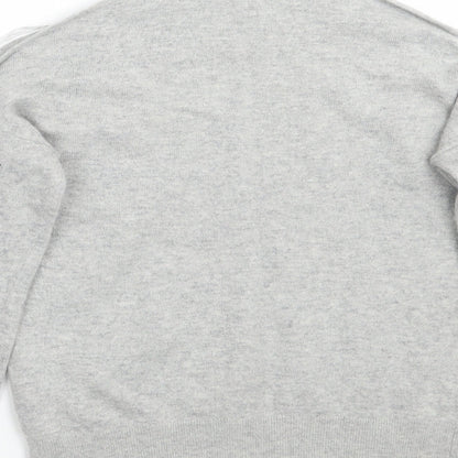 Womens UK Size 8 Topshop Grey Pullover Jumper