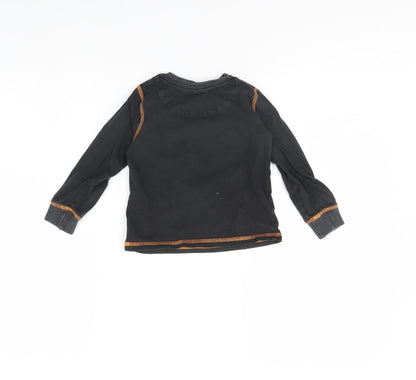 TU Boys Grey Solid   Pyjama Top Size 5 Years  - Star wars