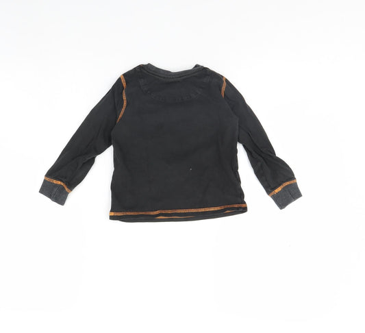 TU Boys Grey Solid   Pyjama Top Size 5 Years  - Star wars