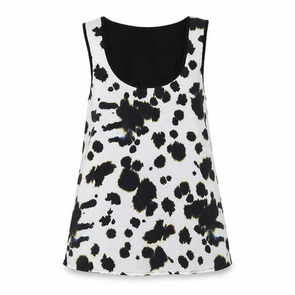 Womens UK Size 8 River Island White Basic Tank