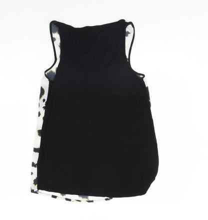 Womens UK Size 8 River Island White Basic Tank