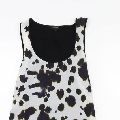 Womens UK Size 8 River Island White Basic Tank
