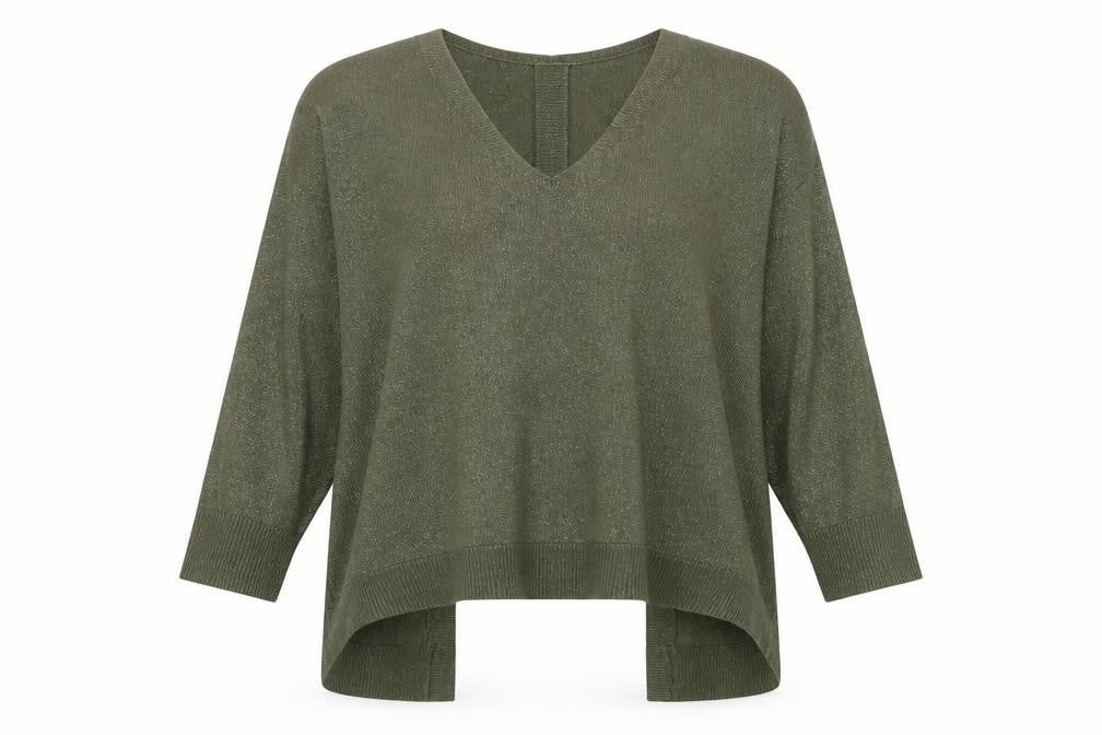Womens UK Size 10 River Island Green Basic Blouse