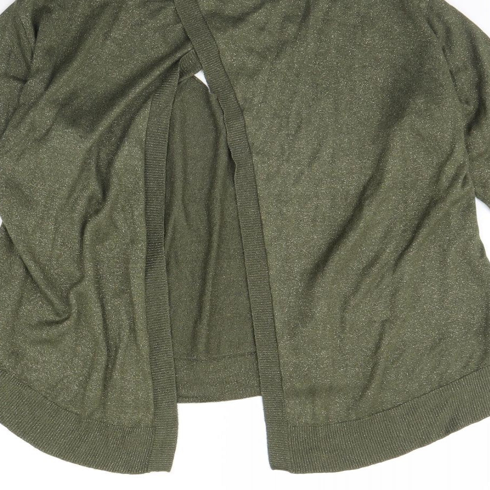 Womens UK Size 10 River Island Green Basic Blouse