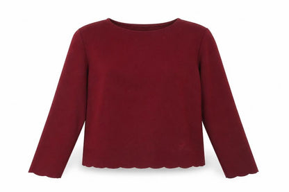 Womens UK Size 8 New Look Red Basic Blouse
