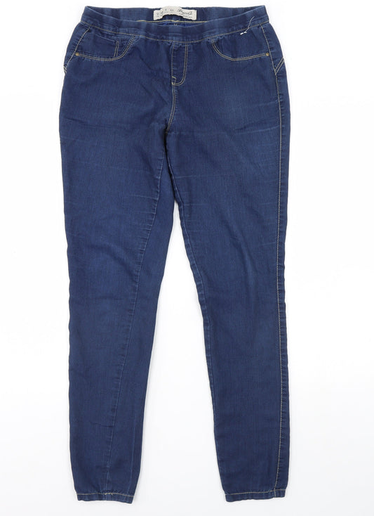 Denim & Co. Womens Blue  Denim Skinny Jeans Size 12 L30 in