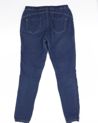 Denim & Co. Womens Blue  Denim Skinny Jeans Size 12 L30 in