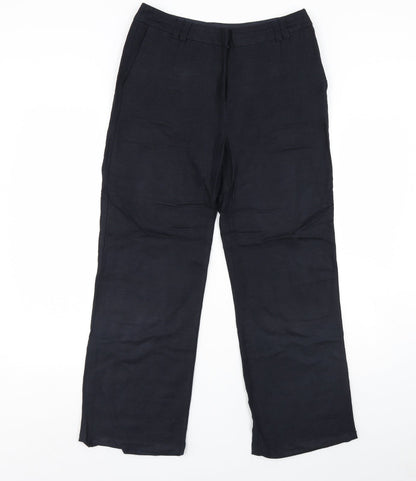 Womens UK Size 8 NEXT Regular Fit  Blue Trousers